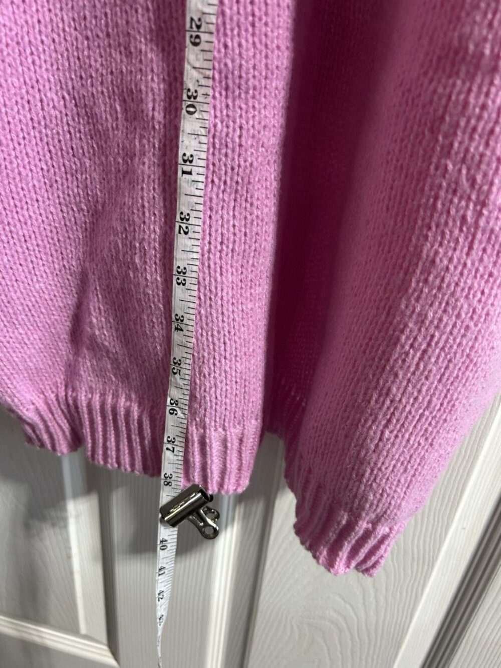 Pink Long Duster Cardigan Open Sweater Women's SZ XXL Chic Classy Unbranded - Picture 6 of 8
